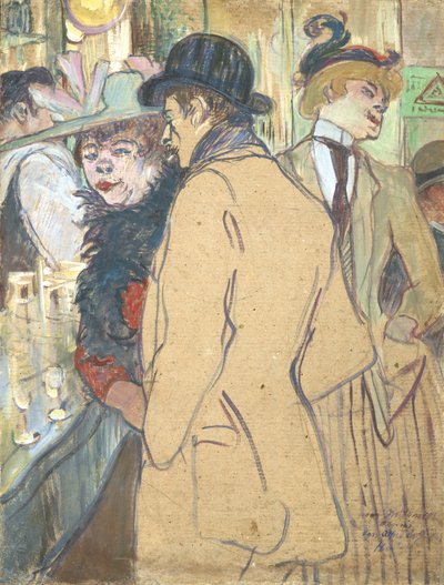 Alfred Guigne, 1894 (óleo sobre papelão) de Henri de Toulouse Lautrec